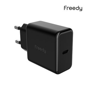 프리디 고속 충전기 C타입 USB PD 18W 아답터 EA1705, 블랙, 1개