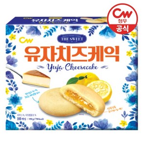 청우식품 유자치즈케익, 190g, 5개