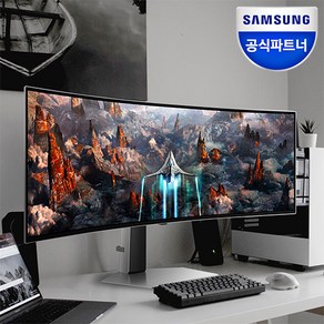 삼성전자 오디세이 OLED G9 S49CG934 49인치 울트라와이드 게이밍 모니터 LED 240Hz, LS49CG934SKXKR