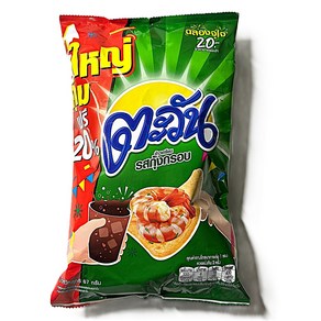 태국 타완 크리스피 새우 타피오카칩 스낵 woldfood, 1개, 67g