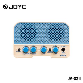 JOYO JA-02II 콤보 기타 앰프 블루투스 5W 충전 소형 미니 연습 헤드폰 기타 앰프 JA 02II, 파란색, 1개