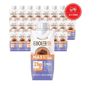 테이크핏 맥스 초코맛 250ml, 48개