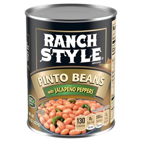 Ranch Style Pinto Beans with Jalapeno Peppes 통조림 콩 425.2g(15oz), 425g, 1개