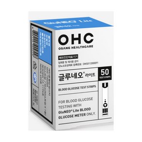 OHC 글루네오 라이트 혈당시험지, 50개입, 1개