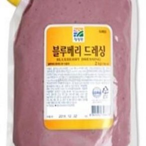 블루베리드레싱(캡파우치) 청정원 2kg, 1개, 단품