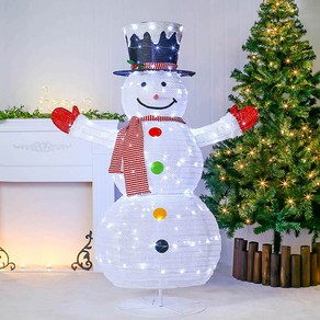 150cm LED 폴딩 헬로우 눈사람 대형 크리스마스장식, 49cmx150cm