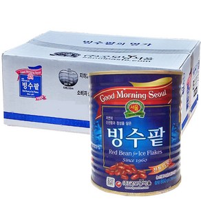 빙수팥 850g 한박스 굿모닝서울 팥앙금 알갱이가 통통/원터치캔, 12개