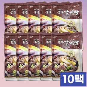 김하진의 궁중갈비탕 특제 레시피 국내산 소갈비 700g, 10개