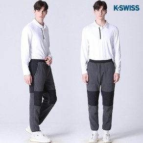 [케이스위스(K-SWISS)] 앤디 나일론 기모 혼합 조거 팬츠