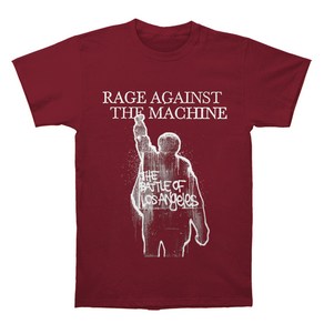 ROCKPANDA Rage Against The Machine BOLA Album Cover Tracks Maroon 반팔티