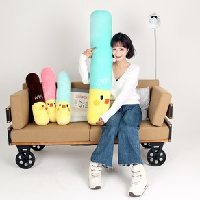 드림에버 대형 빼빼로 롱쿠션 3종 110cm 60cm (옵션선택 필수), NEW민트, 1개