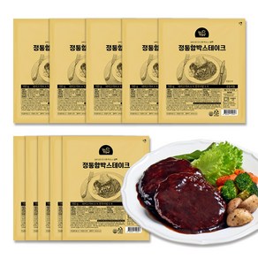 [햇살푸드] 정통함박스테이크 (160g), 10개, 160g