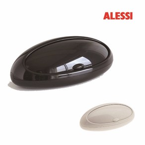 Alessi 알레시 트렌디 빵 브레드박스 보관함 화이트 블랙, 1개