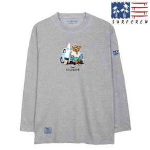 [당일발송]톤톤 SURFCREW HOLIDAY 롱슬리브 S~3XL 긴팔티셔츠 쭉티 남녀공용 남성