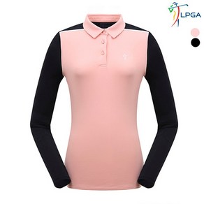 LPGA 여성 배색포인트 제에리 티셔츠 L184TS661P