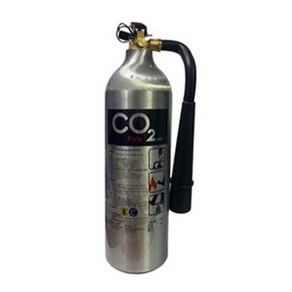 2.3kg 이산화탄소 알루미늄 CO2소화기 한국산