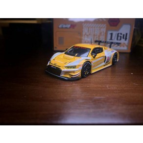 다이캐스트 AN POPRACE 1/64 스포츠 LMS EVO Sepang GT3 레이싱 모델 자동차 컬렉션 취미 장난감, [02] YELLOW, 1개