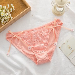 여성용 팬티 큐티리본 순면 레이스 팬티 Women's Underpants 뉴타임즈 H884J131