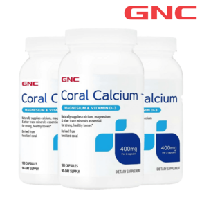 GNC 코랄 칼슘 Coal Calcium 180캡슐 3개, 180정