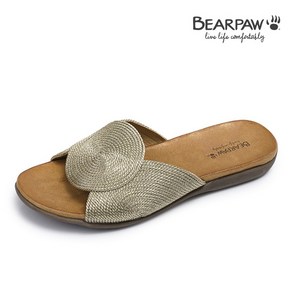 베어파우(BEARPAW) BETHANY 캐주얼 슬리퍼 K2775280QB-W 골드