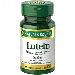 네이쳐스바운티 Nature's Bounty Lutein Pills Eye Health Supplements and Vitamins Support Vision Health 20 mg