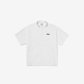 [FILA 본사공식] 시어서커 반팔 아노락 (FS2JKG2408X_OWH)