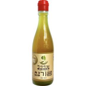 장수텃밭 통참깨100% 옛날 참기름 300ml, 1개