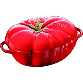 스타우브 스타우브(Staub) 토마토 모양 냄비 Tomato 꼬꼬떼 에나멜 표면 세라믹, 기본, 기본