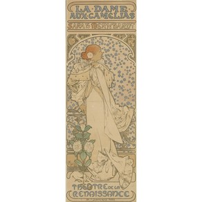 Poste fo the play La Dame aux Camelias. Saah Benhad 캔버스액자 감성선물 알폰스 무하