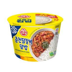 오뚜기 컵밥 춘천닭갈비덮밥, 310g, 4개