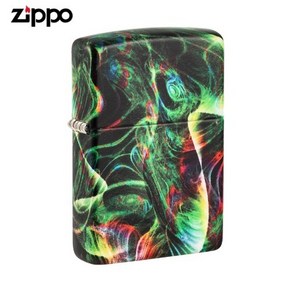 ZIPPO 라이터 야광 48774 Psychedelic Design 지포라이터 오일+심지+부싯돌 3종세트 포함