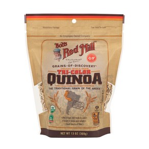 Bob's Red Mill Oganic Ti-Colo Quinoa Gain 13 Oz Bob's Red Mill 유기농 삼색 퀴노아 곡물 13온스, 1개, 368g