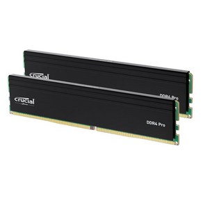 Crucial Pro RAM 32GB (2x16GB) DDR4 3200MTs (또는 3000MTs 또는 2666MTs) 데스크탑 메모리 (CP2K16G4DFRA