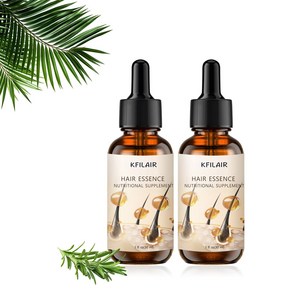 [주말 정상 발송] KFILAIR 로즈마리 두피 케어 오일 모발 영양 공급 건조 두피 진정, 3개, 30ml