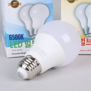 [소노조명]더쎈 벌브 LED 8W 주광색 인테리어 램프, 상세설명 참조, 1개