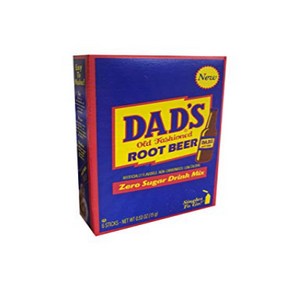 Dad's Old Fashion Rootbeer Singles To Go Drink Mix 아빠의 올드 패션 루트비어 싱글 테이크아웃 음료 믹스 0.53 OZ 6 CT (3