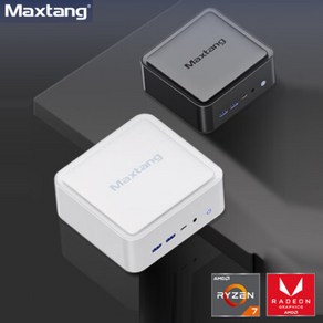 [ xc샵 ] Maxtang NUC 게이밍 PC AMD라이젠 R7 8845HS 고성능 미니PC 고성능 8코어16스레드 45W 2.5G메쉬 최신출시, R7-8845HS, Fee DOS, 0GB, 0GB, 그레이