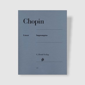 헨레 쇼팽 즉흥곡 (HN235) Chopin 피아노 연주곡집 악보 독일 원전판 교재 책