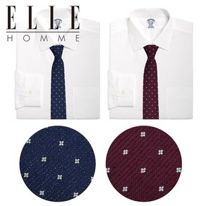 [ELLE HOMME] 엘르옴므 혼주/상견례 넥타이 세트 지퍼/자동 마타리