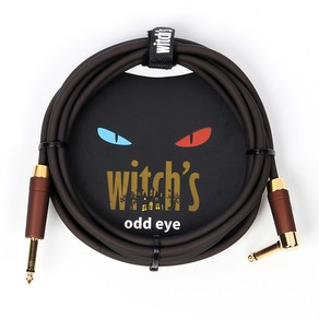 Witchs - Odd Eye 악기용 케이블 1.5m Black (OD-150L BK)