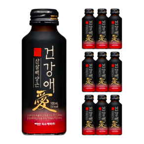 익수 건강애 산삼배양근 귀한 산삼을 가득, 10개, 100ml
