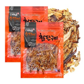 다헤음 철판구이오징어 [165gx2팩], 2개, 165g