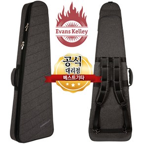 베이스기타 가방 Evans Kelley BG-3000 에반스켈리 프리미엄 베이스기타 소프트케이스 긱백, 1개