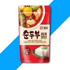 샘표 순두부찌개 양념 130g 샘표 순두부찌개양념 조미료 소스