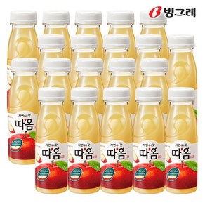 빙그레 따옴 사과주스, 20개, 235ml