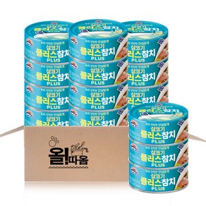 올따옴 사조 안심따개 살코기플러스참치 100g, 15개