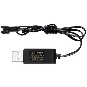 USB 충전 케이블 배터리 충전기 Ni-CD Ni-MH 배터리 팩 SM-2P 플러그 어댑터 4.8V 250MA 장난감 자동차 출력, 1개, 1개