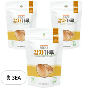 산마을 동결건조 감자가루, 3개, 100g