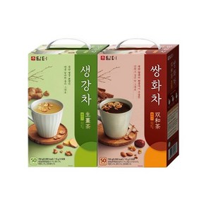 담터 생강차 50T+쌍화차 50T (총100T), 750g, 1개, 15g