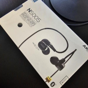 AKG 블루투스 이어폰, 블랙, AKG N5005